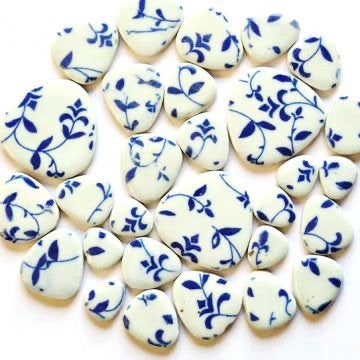 Mozaiek pebble set blaadjes, Hobby en Vrije tijd, Ophalen of Verzenden, Zo goed als nieuw
