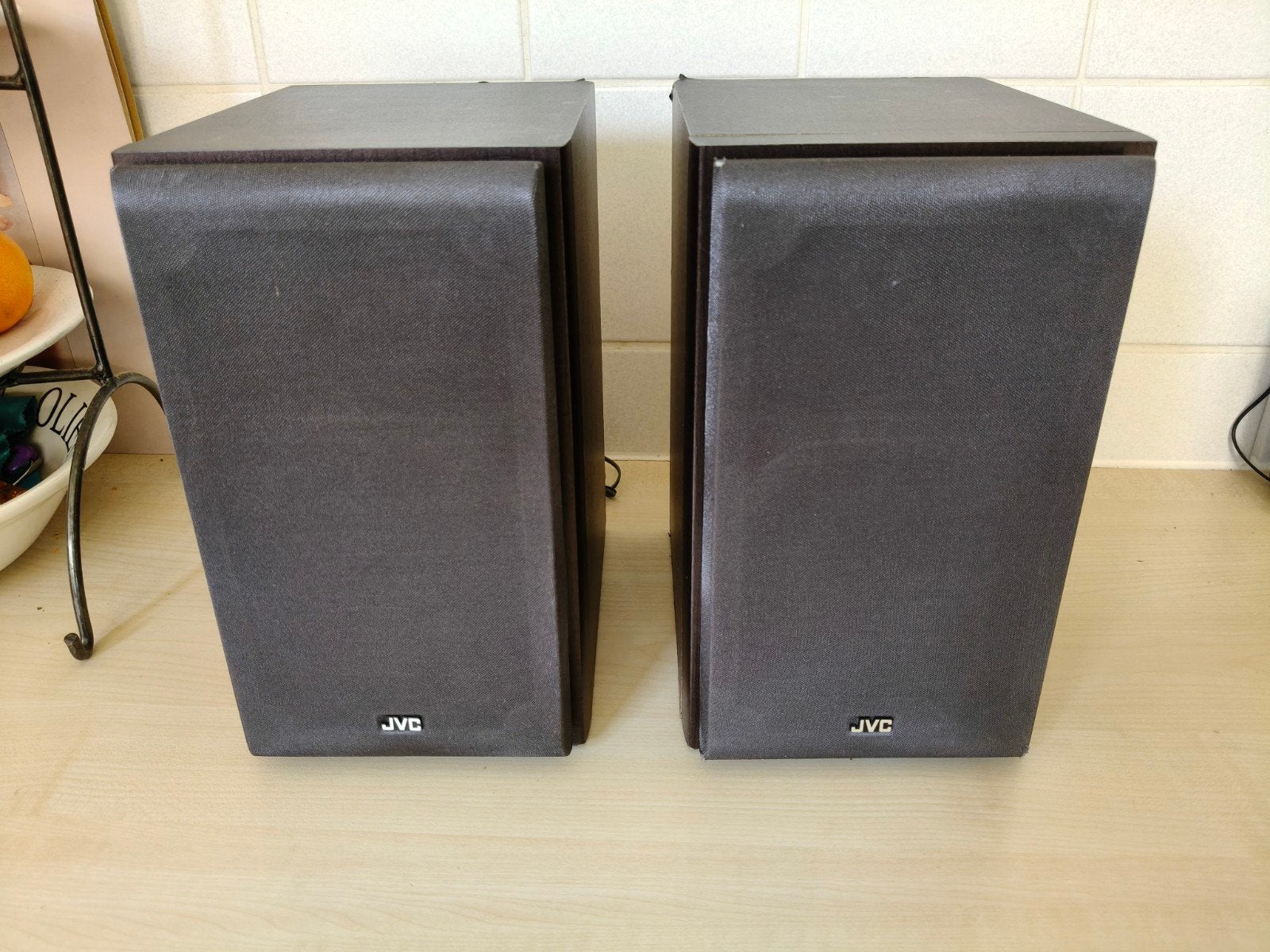 JVC SP-UXG45 Boekenplank Luidsprekers - 80W, 6 Ohm, Audio, Tv en Foto, Ophalen, Gebruikt, JVC, 60 tot 120 watt