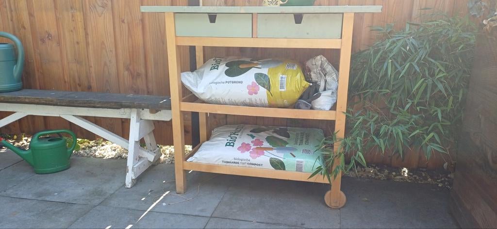 Ladekastje met 2 lades Ikea, Ophalen of Verzenden, Gebruikt, Hout