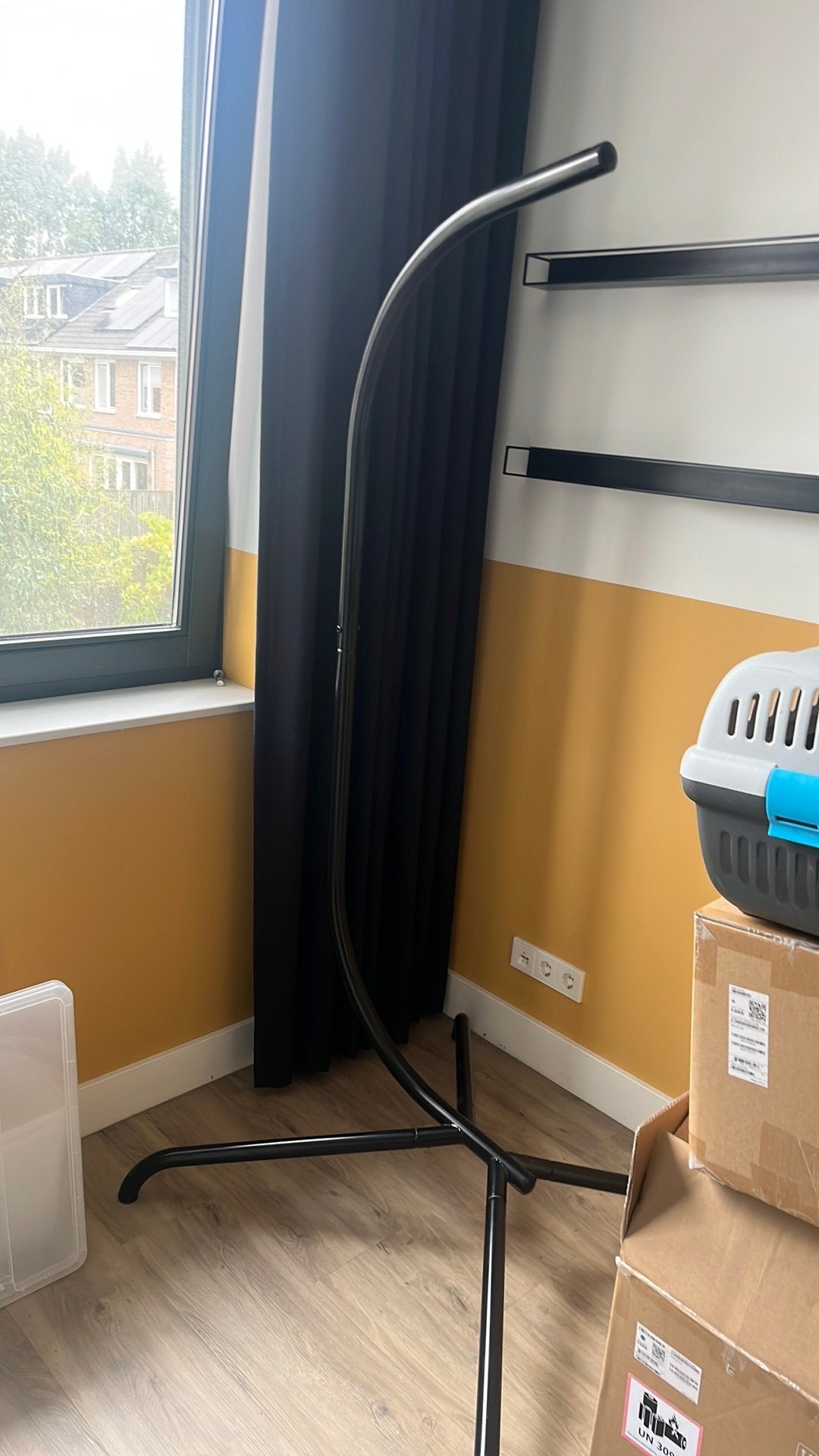 Hangstoel standaard, Tuin en Terras, Ophalen, Zo goed als nieuw, Metaal
