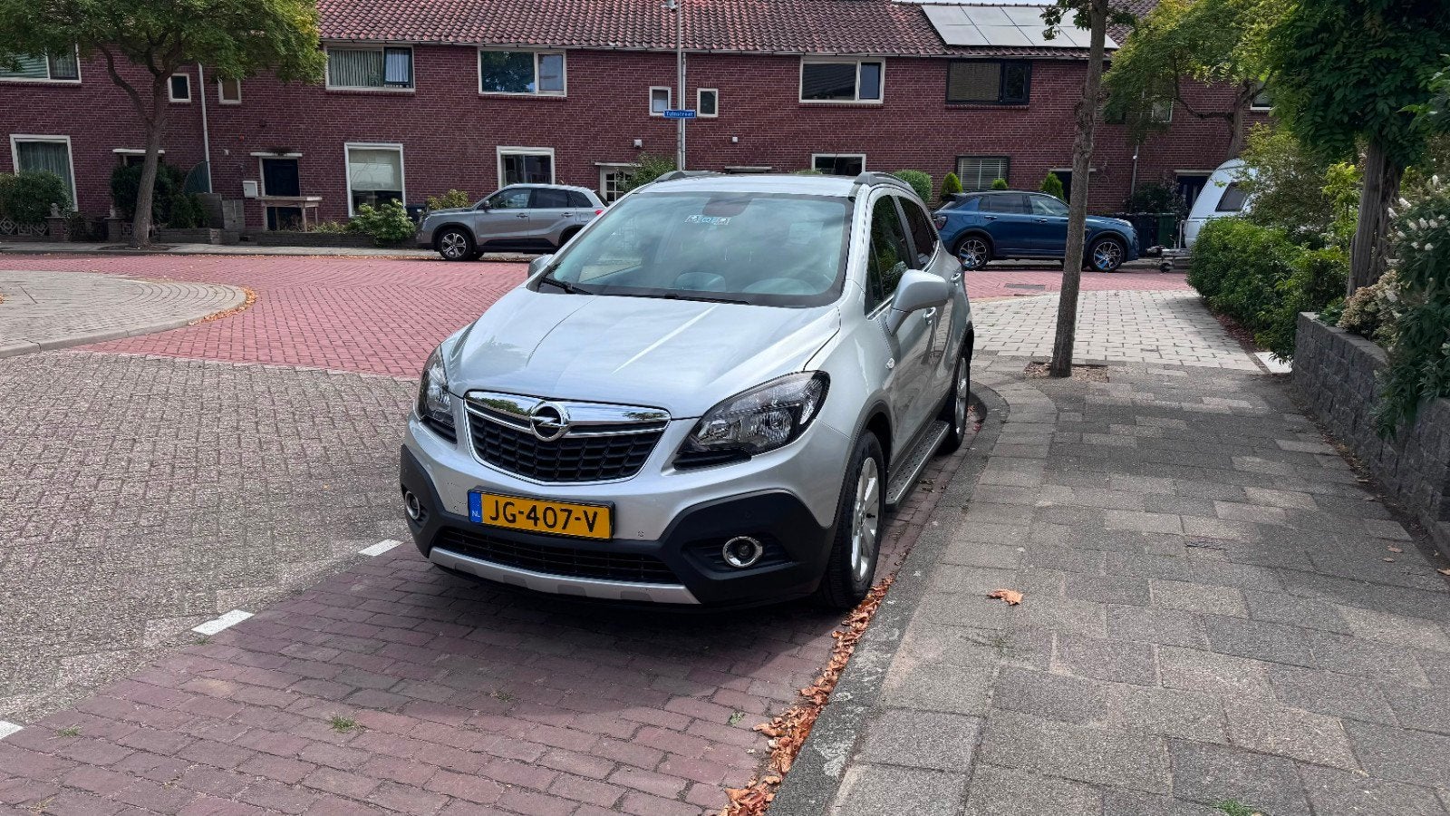 Opel Mokka 1.4 Turbo 140PK Start/stop 2016 Grijs, Auto's, Voorwielaandrijving, 4 cilinders, Leder en Stof, Origineel Nederlands