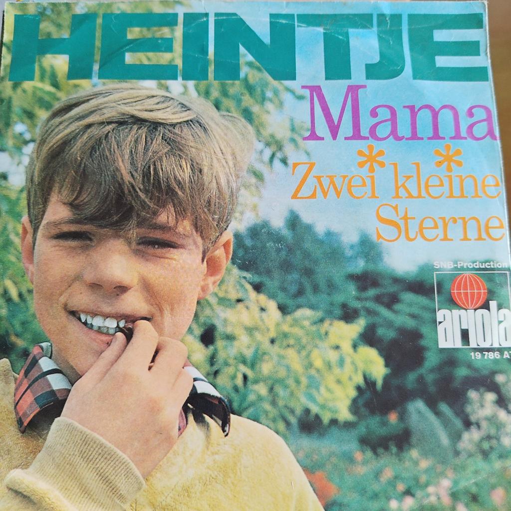 Heintje - Mama / Zwei kleine Sterne (Vinyl Single), Fotohoes, Ophalen of Verzenden, Gebruikt