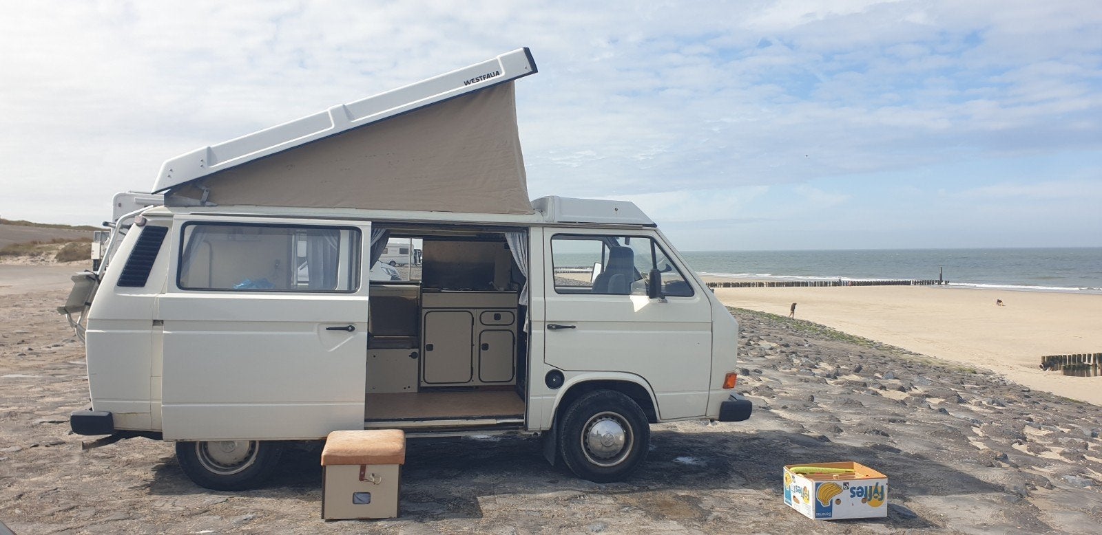 Belastingvrije Volkswagen Westfalia Camper - 1 jaar APK, Buscamper of Camperbus, Buitenlamp, Volkswagen, Particulier