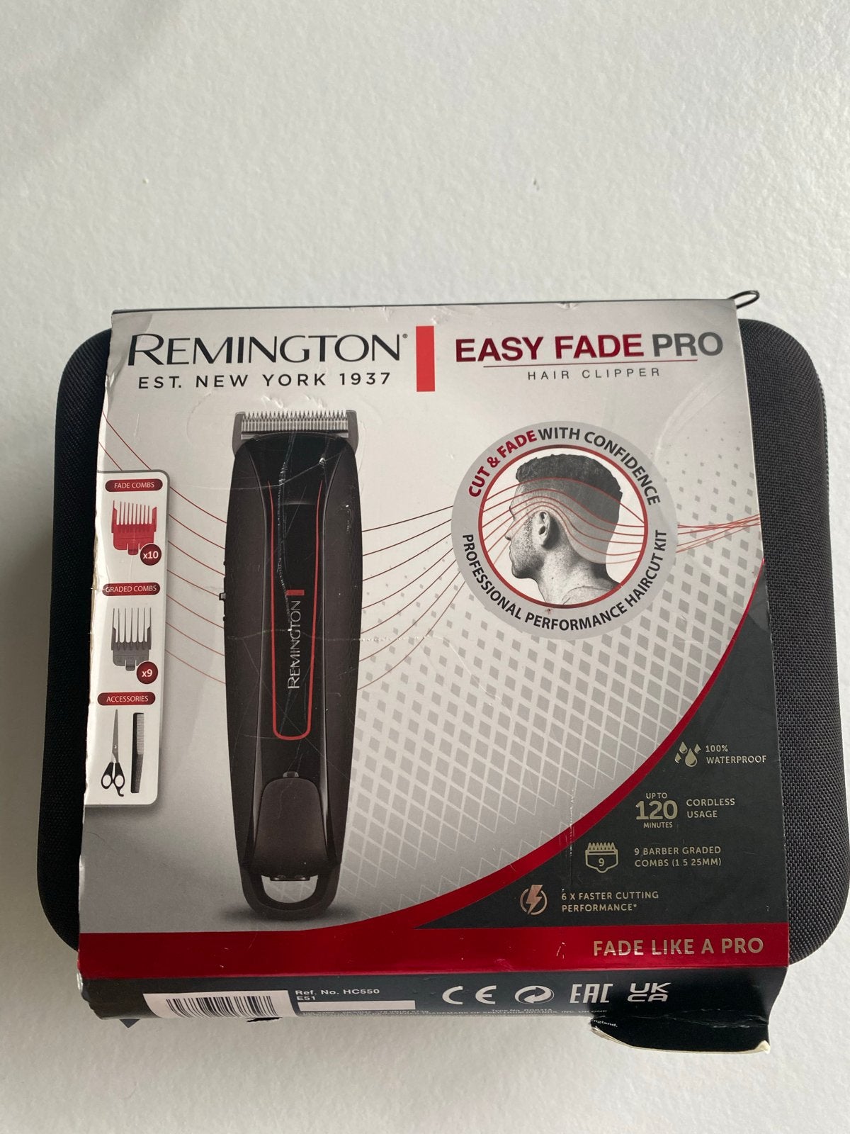 Remington Easy Fade Pro Tondeuse - Compleet met Accessoires, Ophalen of Verzenden, Gebruikt, Tondeuse