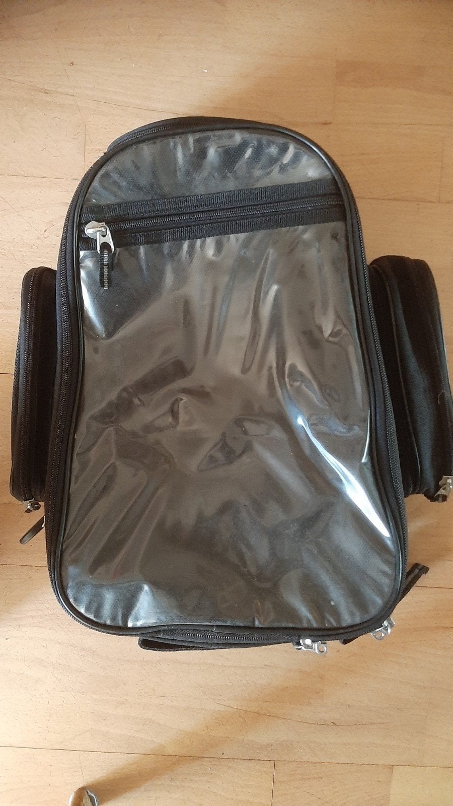 Motorfiets tanktas met kaartvak en zijvakken, Ophalen, Gebruikt