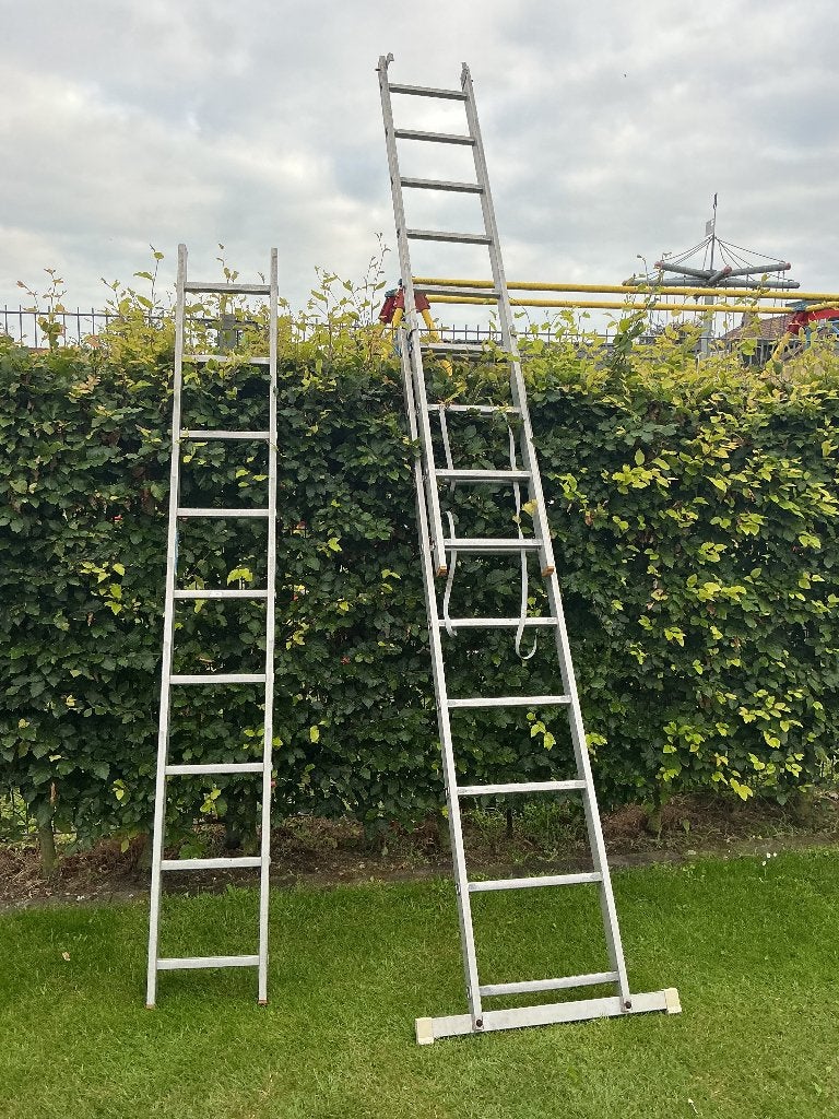 Ladder, Ophalen, Gebruikt, Ladder, Opvouwbaar of Inschuifbaar