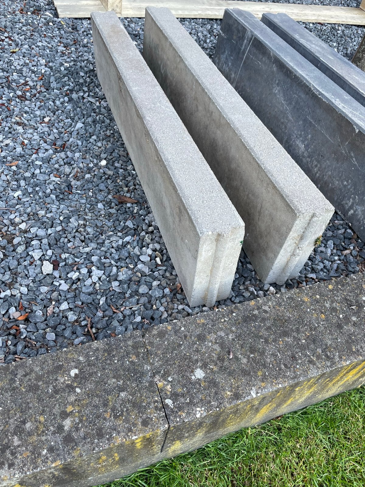 Betonnen bielzen/palissaden voor tuin en landschap, Ophalen, 100 tot 200 cm, Biels, Zo goed als nieuw