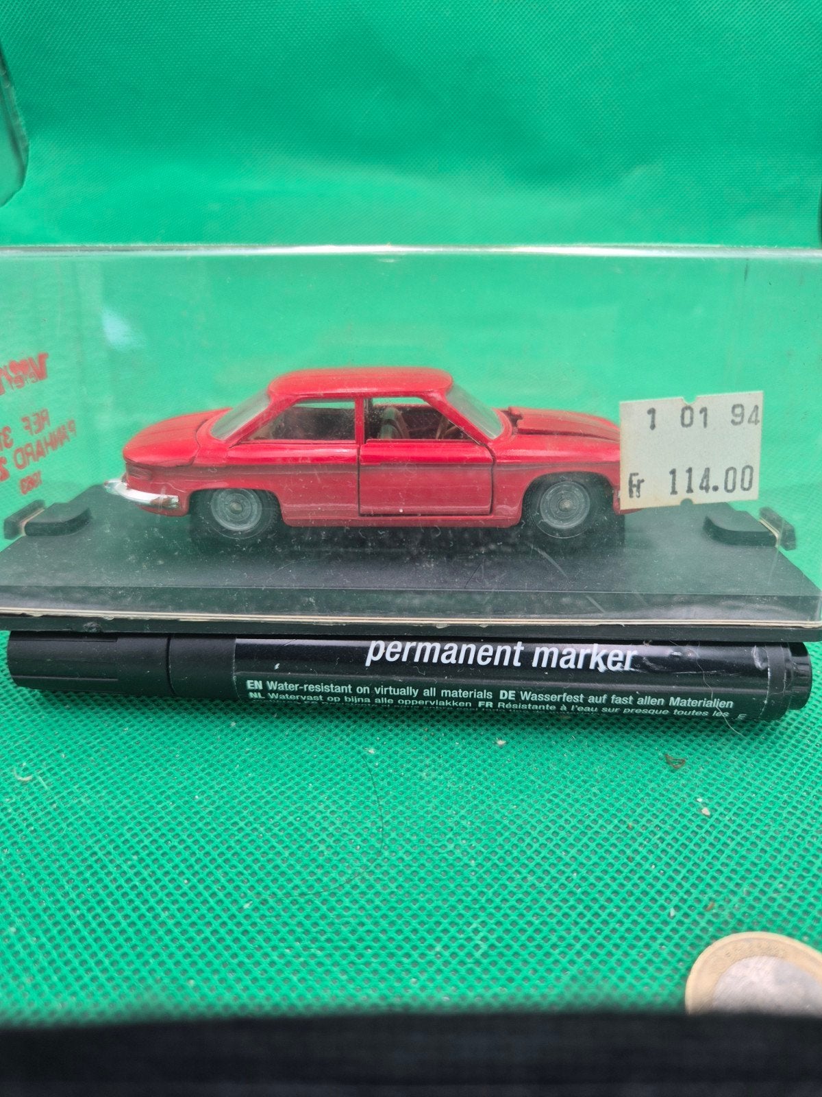 168 Panhard 24 BT 1/43 verem, Ophalen of Verzenden, Zo goed als nieuw, Auto, Overige merken