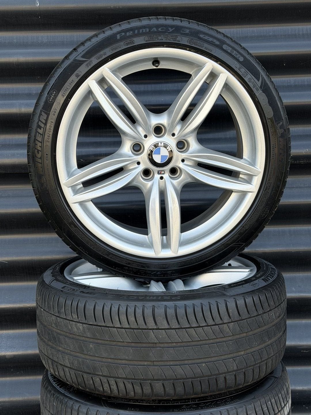 nieuw 19” Orig Bmw Styling 351M F10 F11 F12 velgen banden, Gebruikt, -, -, Banden en Velgen