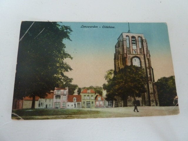 Leeuwarden 1920 Oldehove, Verzamelen, Ophalen of Verzenden, Voor 1920, Gelopen, Friesland