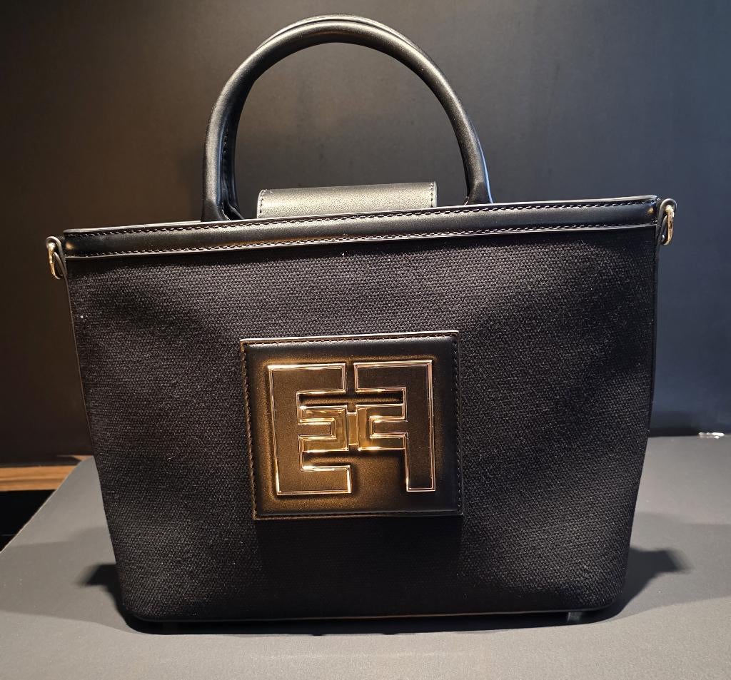 Elisabetta Franchi Handtas, Sieraden, Tassen en Uiterlijk, Tassen | Damestassen, Ophalen of Verzenden, Zo goed als nieuw, Zwart