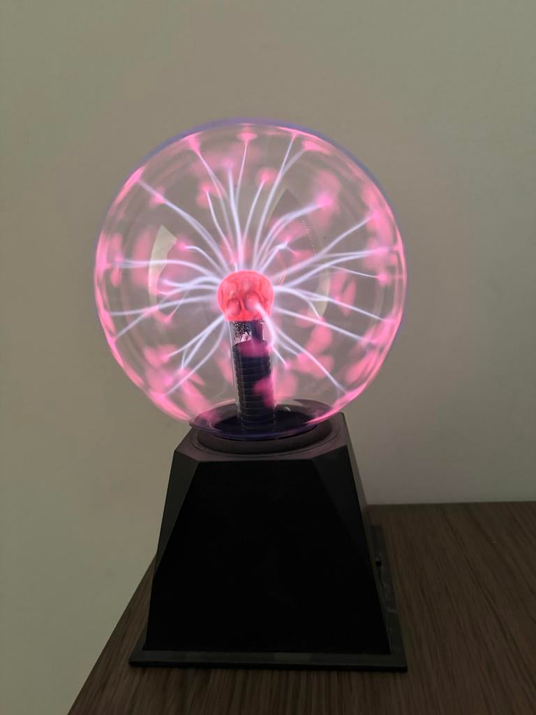 Elektrostatische Plasmabol Lamp - Interactieve Decoratie, Ophalen of Verzenden, Zo goed als nieuw