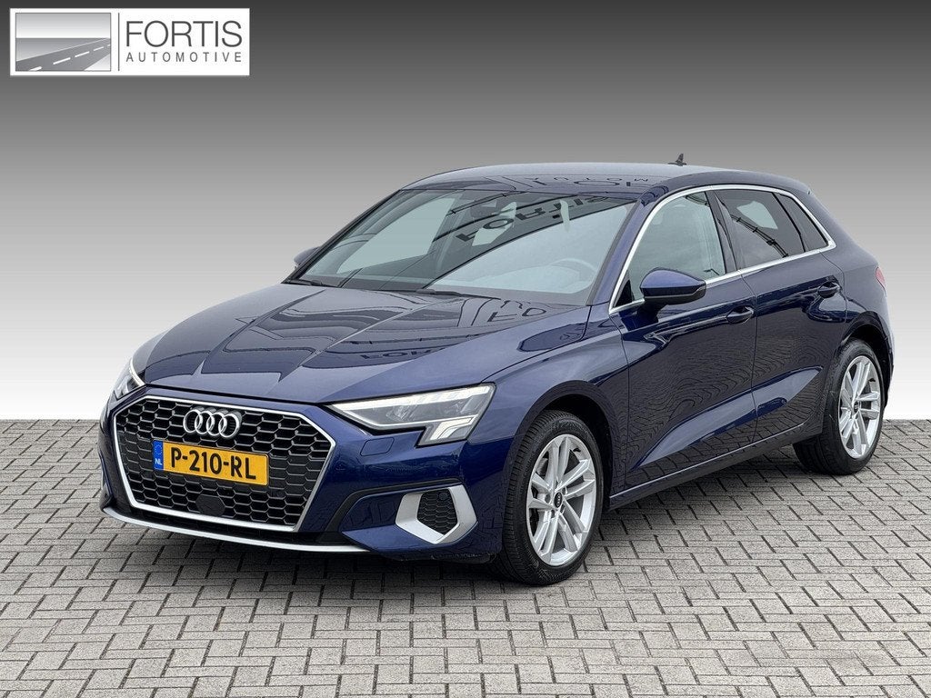 Audi A3 Sportback 30 TFSI Advanced edition NL-AUTO | ADAPTIV, Auto's, Audi, Stof, Gebruikt, Blauw, Origineel Nederlands