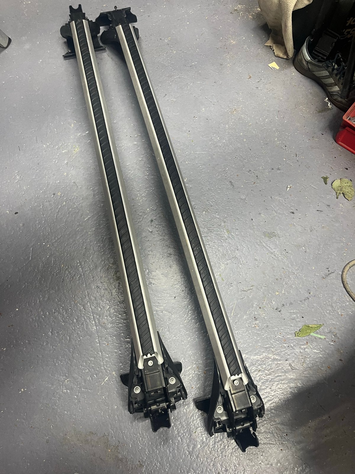 Originele Volvo dakdragers (Thule) met sleutel, Ophalen of Verzenden, Gebruikt