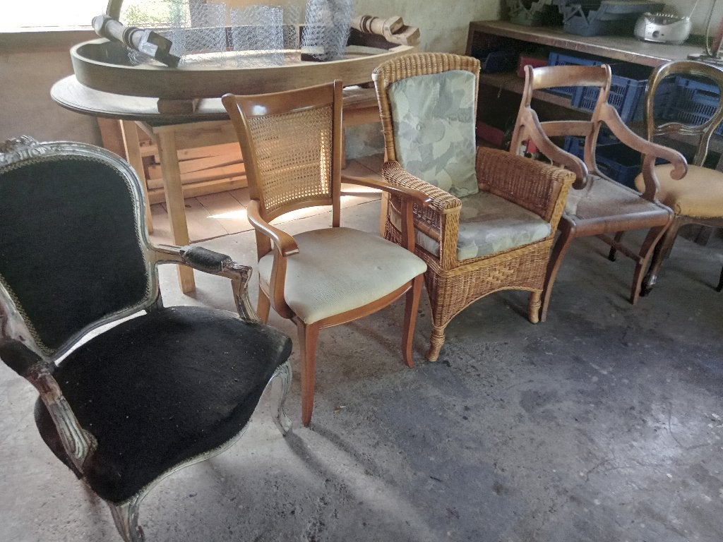 Antieke fauteuils, Ophalen