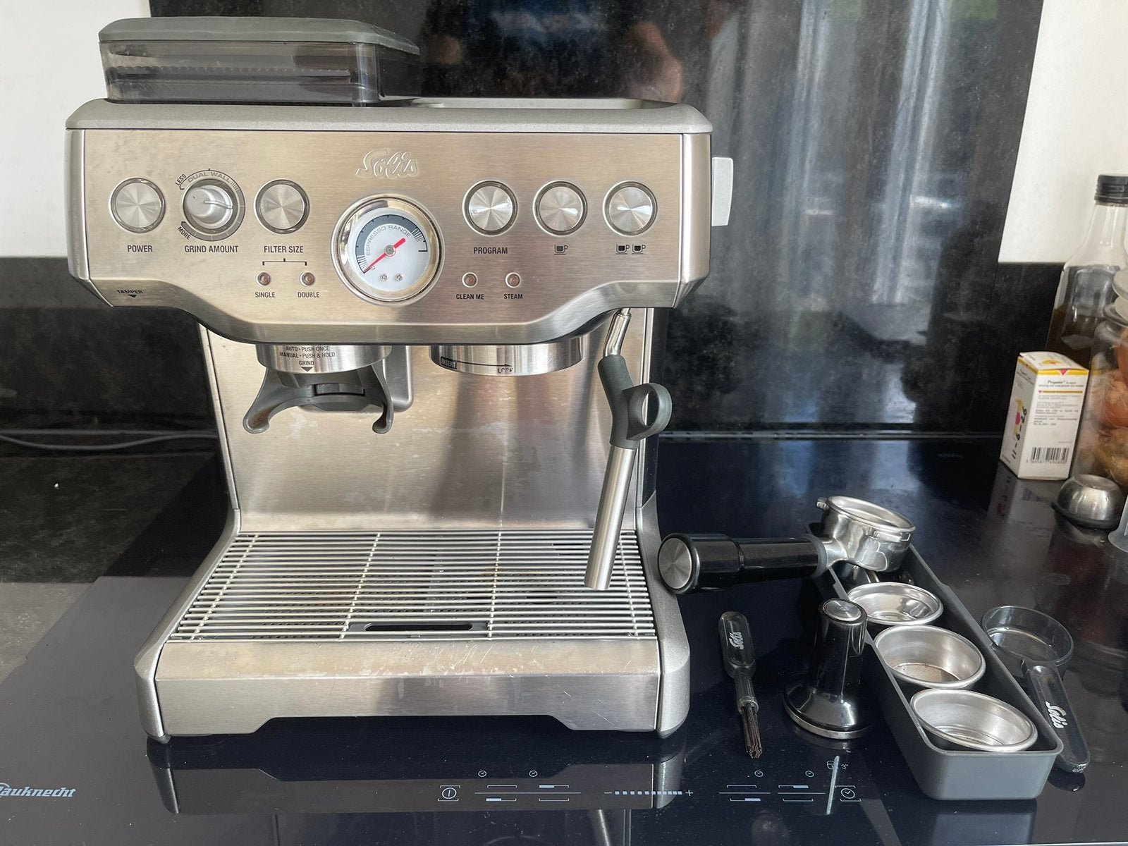 Solis Espresso machine -defect geeft geen stoom-, Ophalen, Espresso apparaat, Koffiebonen, Niet werkend