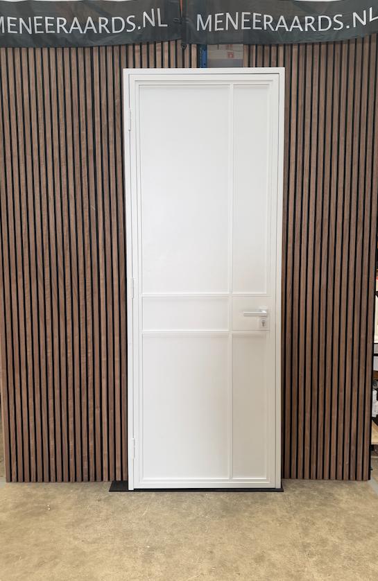 Witte volledig stalen deuren met cilinder of vrij/bezet slot, 120 cm of meer, Binnendeur, Nieuw, Ophalen of Verzenden