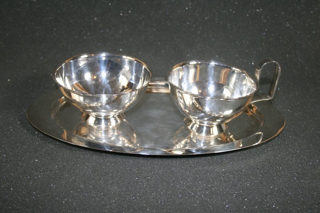 Verzilverd roomstel Gero 90, Ophalen of Verzenden