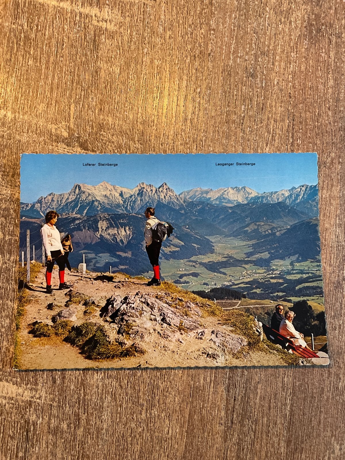 Oostenrijkse Alpen Ansichtkaart - Loferer & Leoganger Steinb, Ophalen of Verzenden, 1960 tot 1980, Gelopen, Oostenrijk