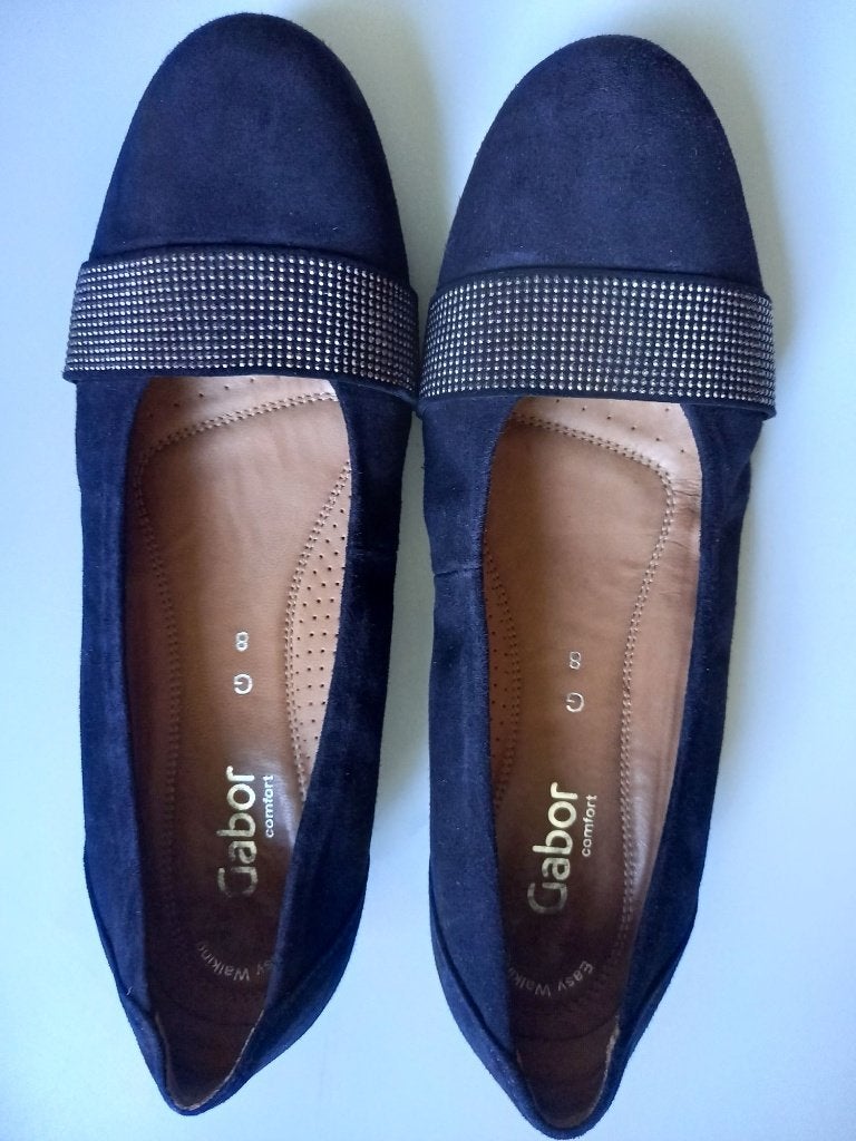 Gabor donkerblauwe pumps schoentje, maat 8 - 42, Kleding | Dames, Pumps, Gabor, Zo goed als nieuw, Verzenden