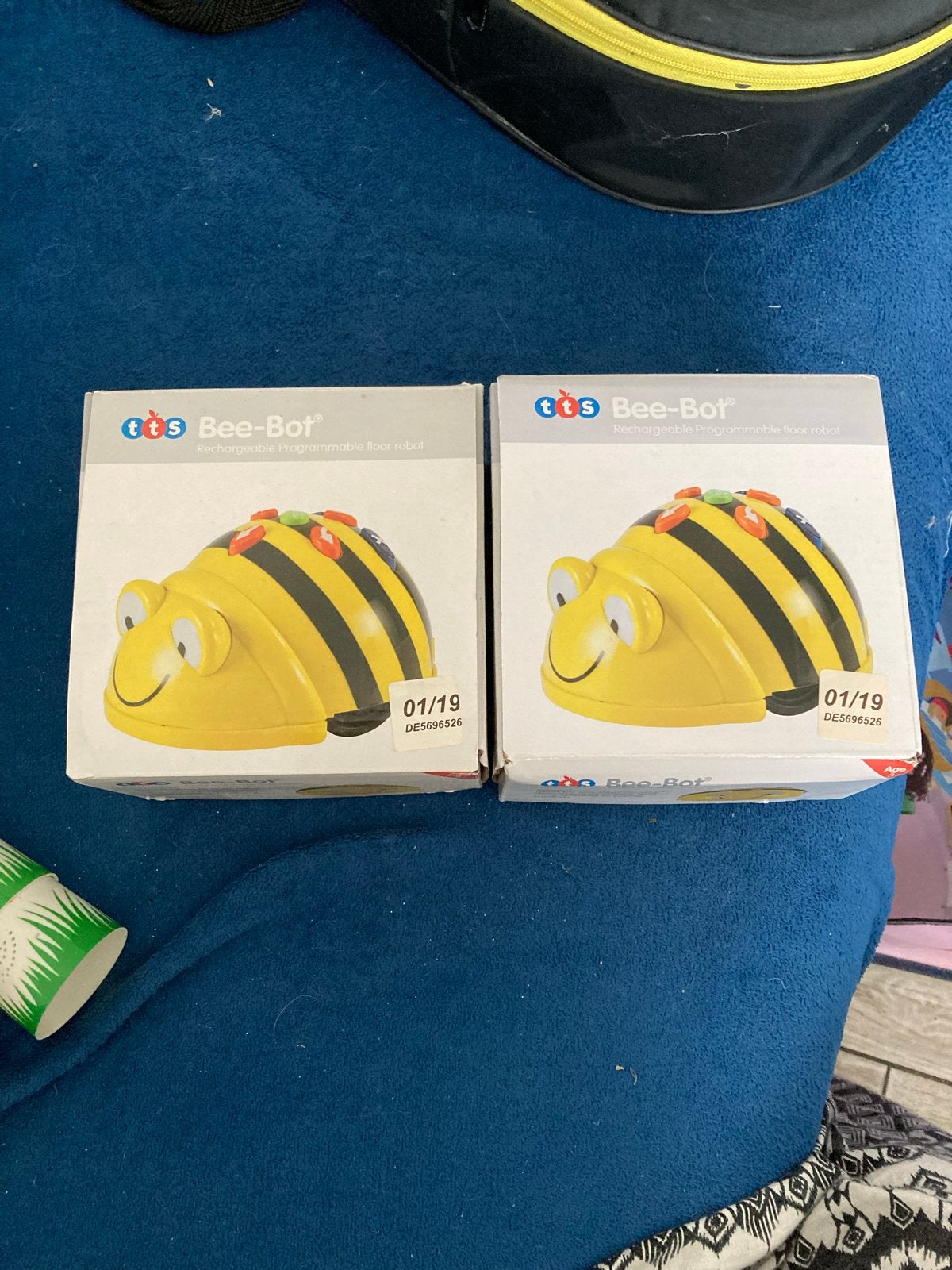 TTS Bee-Bot programmeerbare vloerrobot - 2 stuks, Ophalen of Verzenden, Zo goed als nieuw, Overige typen, Met geluid