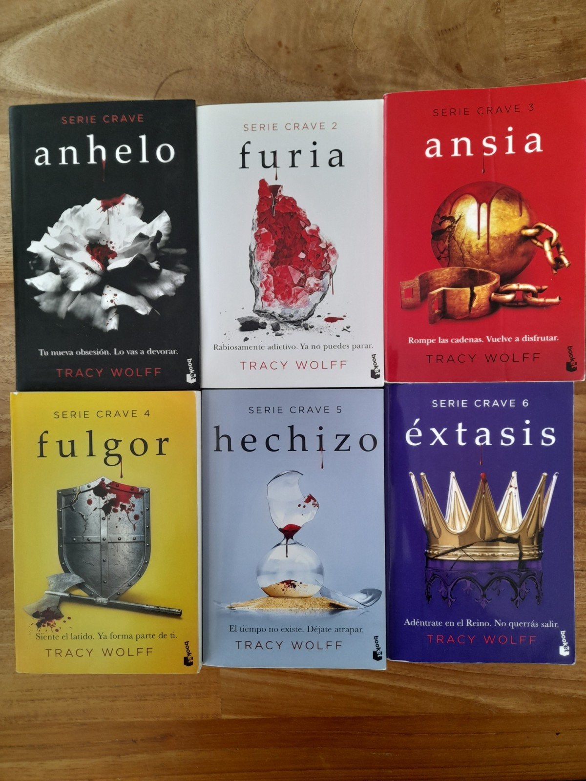 Eeuwige liefde serie 6 delen young adult Tracy Wolff, Spaans, Ophalen of Verzenden, Zo goed als nieuw, Tracy Wolff, Wereld overig