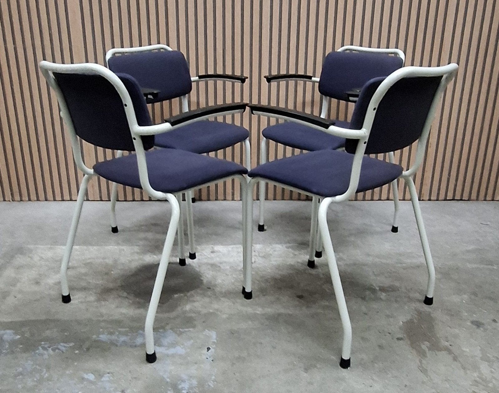 10 x Gispen Vintage stoelen schoolstoelen cafestoelen retro, Ophalen of Verzenden, Zo goed als nieuw, Vijf, Zes of meer stoelen