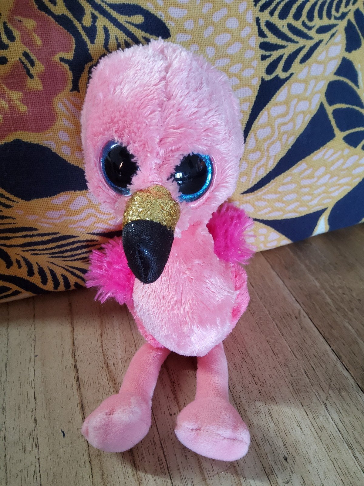 Ty Beanie Boo Gilada de Flamingo knuffel, Overige typen, Ophalen of Verzenden, Roze, Ty