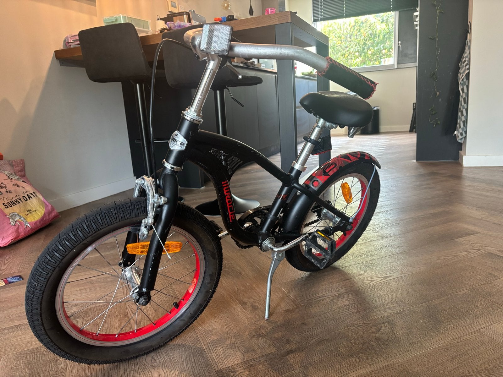 Volare Miracle Cruiser Kinderfiets 16 inch Jongens Zwart, Fietsen en Brommers, Ophalen, Gebruikt, Overige merken