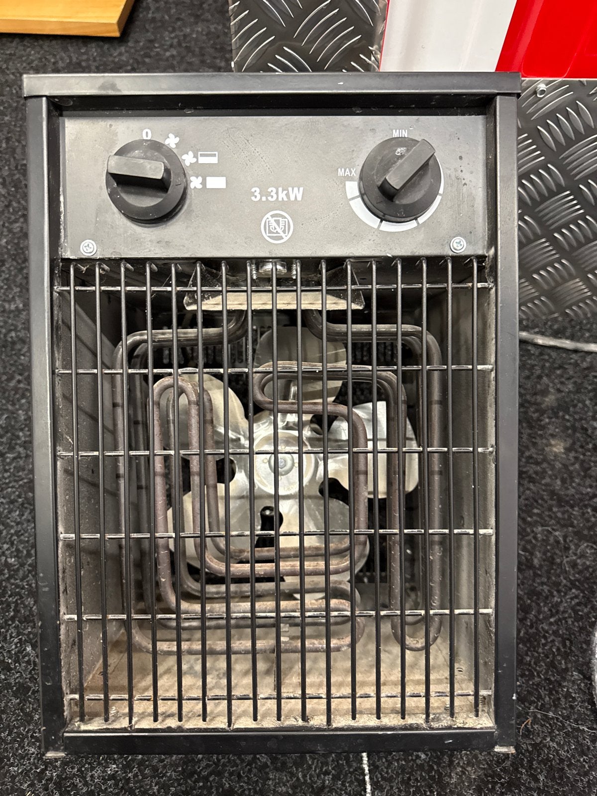 Sencys Werkplaatskachel 3.3kW 220V met ventilator, Ophalen, Gebruikt, Overige soorten, Elektrisch