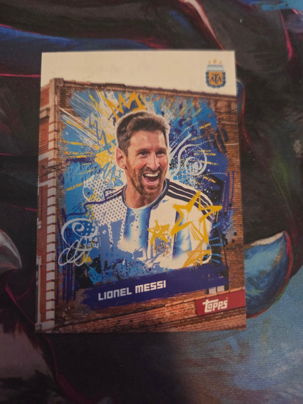 Topps Lionel Messi Voetbal Spelerskaart, Ophalen of Verzenden, Zo goed als nieuw, Buitenlandse clubs, Spelerskaart
