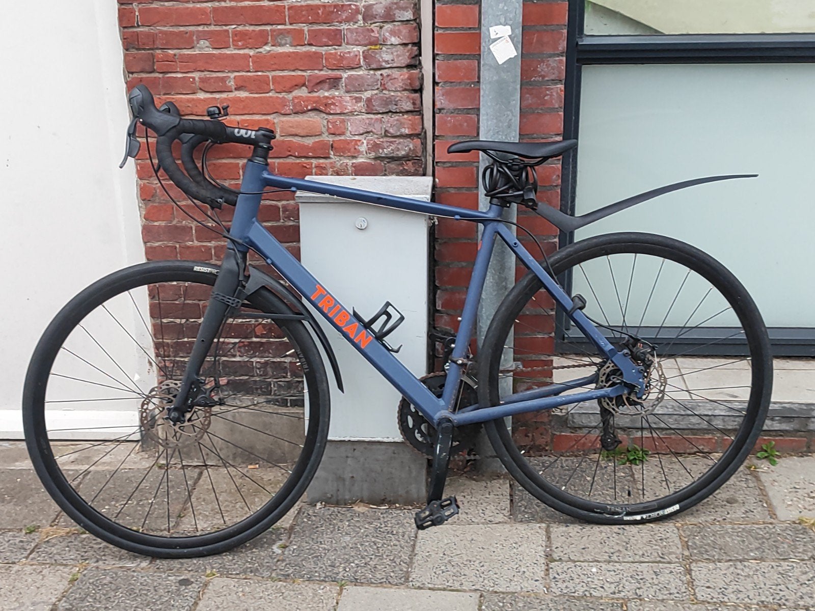 Triban RC120 racefiets, maat L, Fietsen en Brommers, Fietsen | Racefietsen, Ophalen