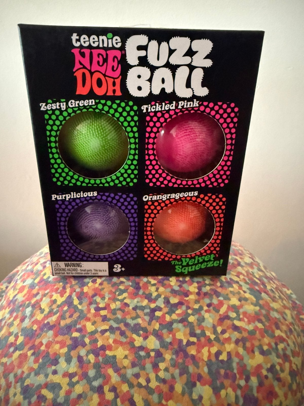 NeeDoh teenie fuzz balls (set van 4 mini fuzz balls), Ophalen of Verzenden, Nieuw