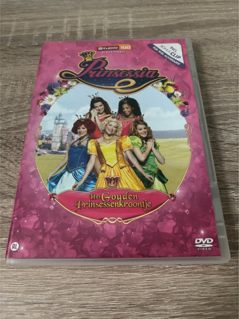 Dvd Prinsessia - Het Gouden Prinsessenkroontje, Alle leeftijden, Ophalen of Verzenden, Gebruikt