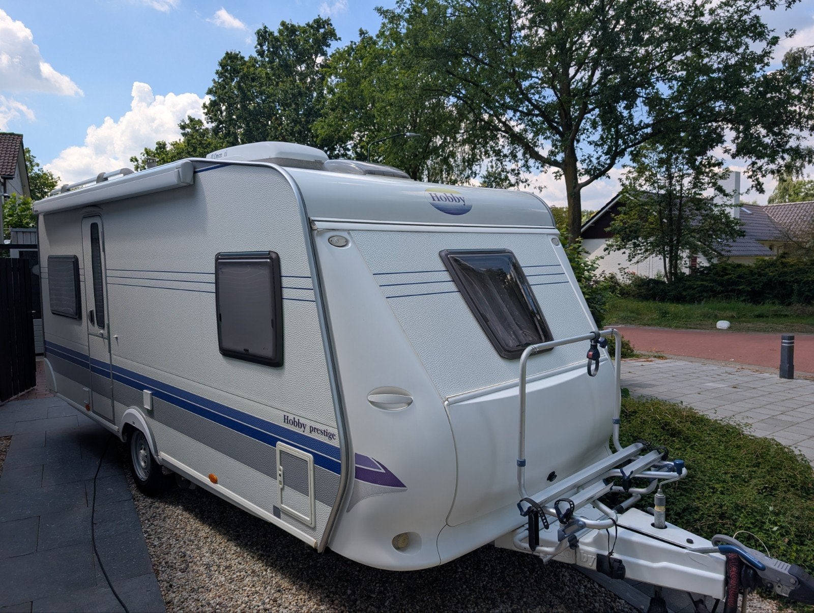 HOBBY 495 2009 MOVER, AIRCO, THULE  MET SAFARIROOM, Rondzit, Hobby, Frans bed, Bedrijf
