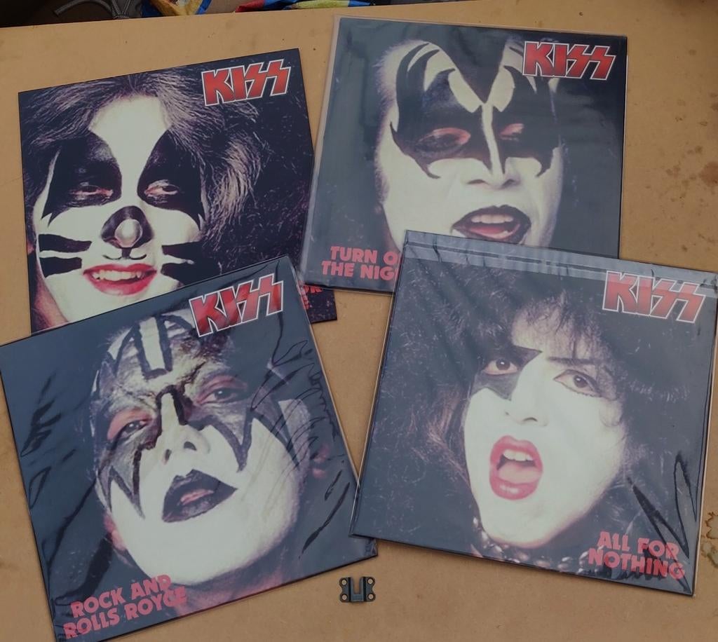 Kiss lp set van 4 mei actie, Ophalen of Verzenden, Gebruikt