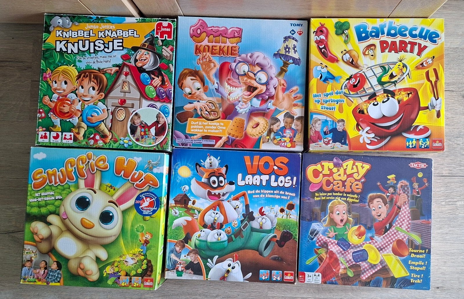 Verschillende spellen, Ophalen, Gebruikt