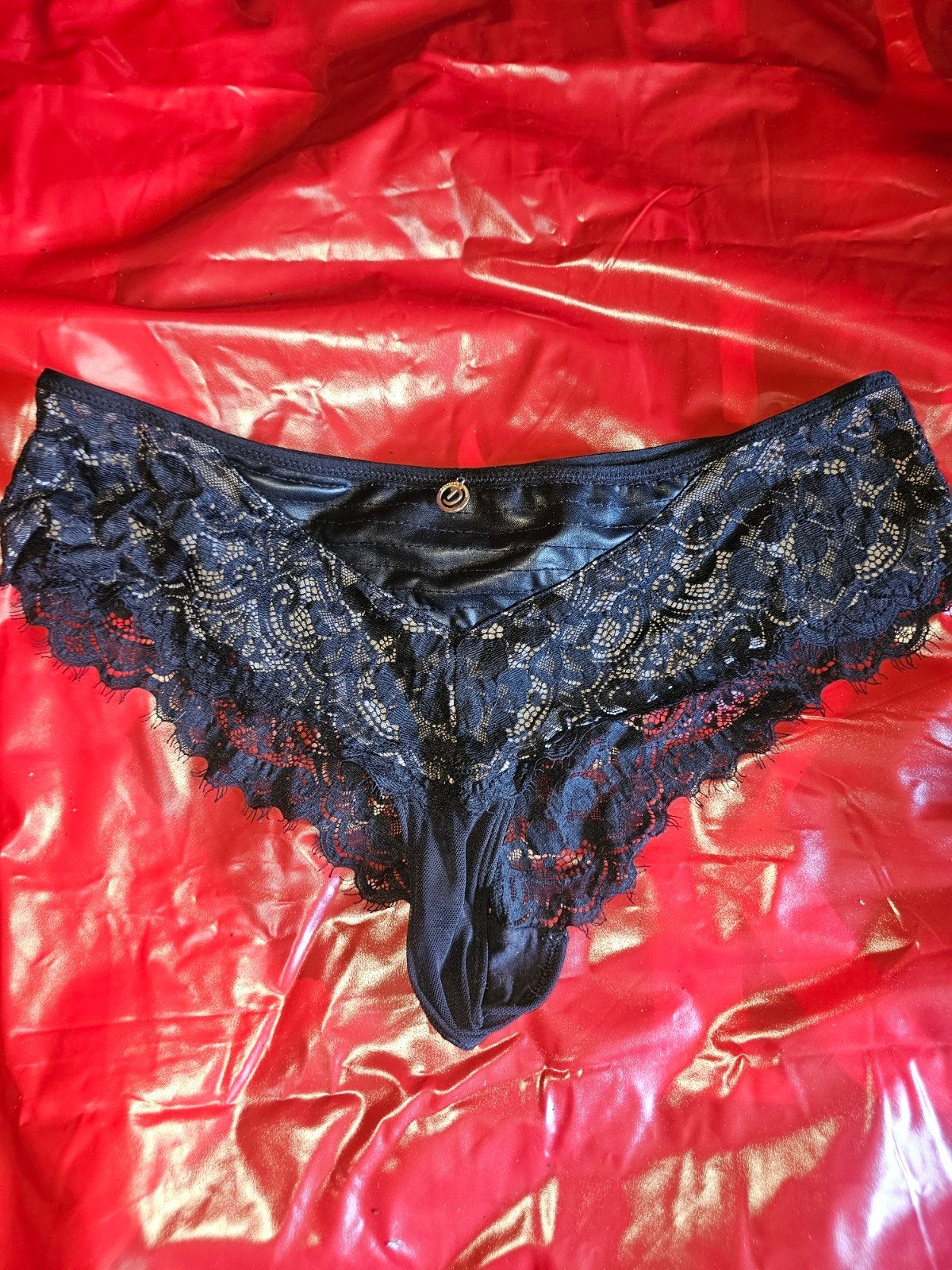 Zwart kanten slipje, Kleding | Dames, Onbekend, Verzenden, Zwart, Slip