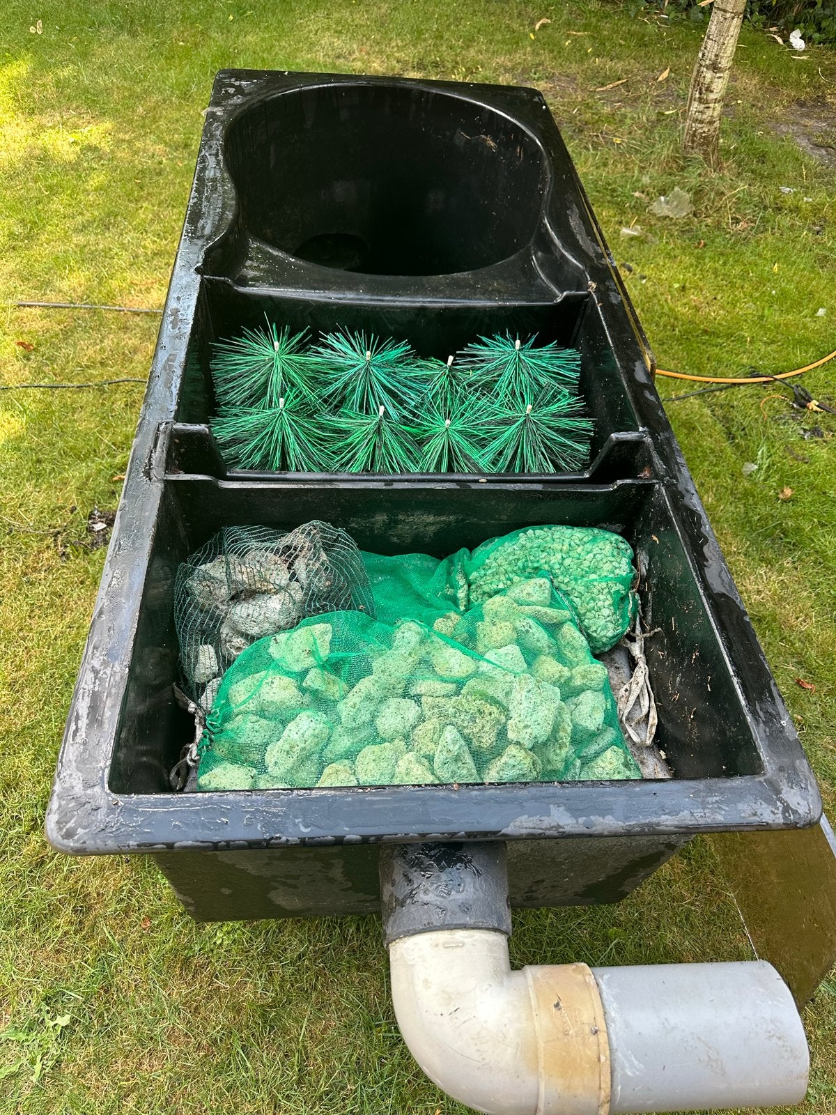Grote Vijverfilter vortex incl inhoudt, pomp en UV-lamp, Tuin en Terras, Vijvers, Ophalen, Gebruikt