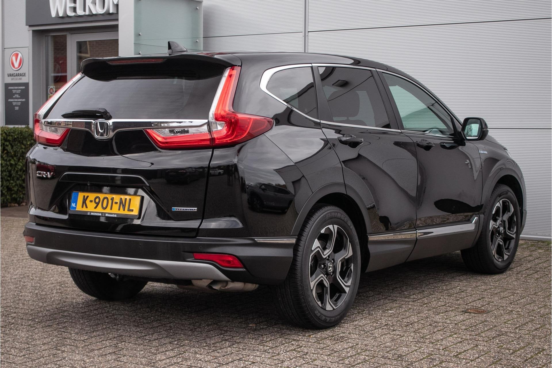 Honda CR-V 2.0 Hybrid Elegance - Dealerond. | Navi | Stoelve, Stof, Gebruikt, 4 cilinders, Zwart
