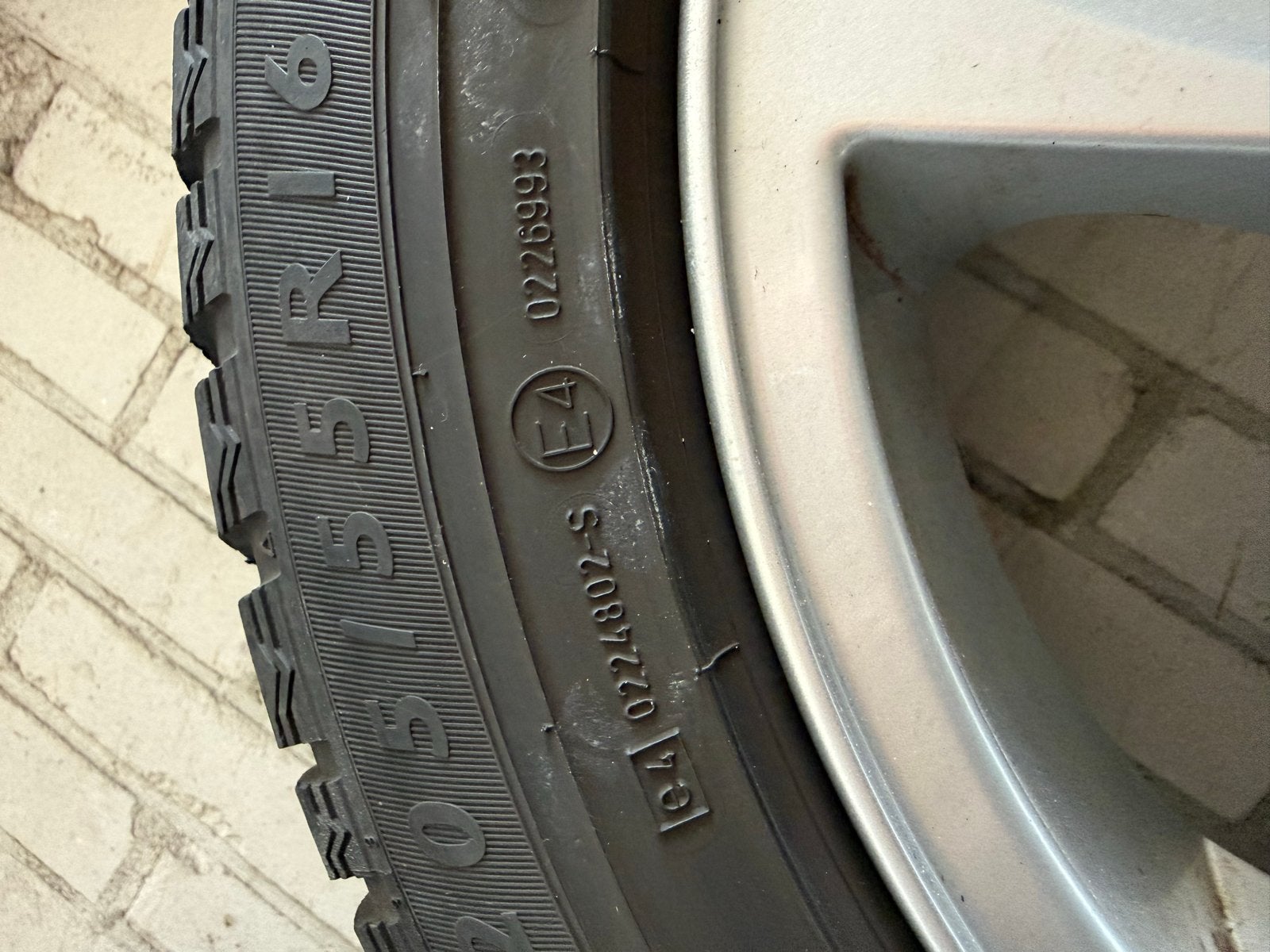 BMW Winterbanden met Velgen 205/55R16, Ophalen, Gebruikt