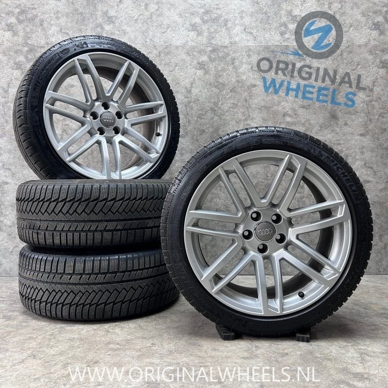 19  inch originele velgen + winterbanden Audi A6 C7, 19 inch, Gebruikt, -, -