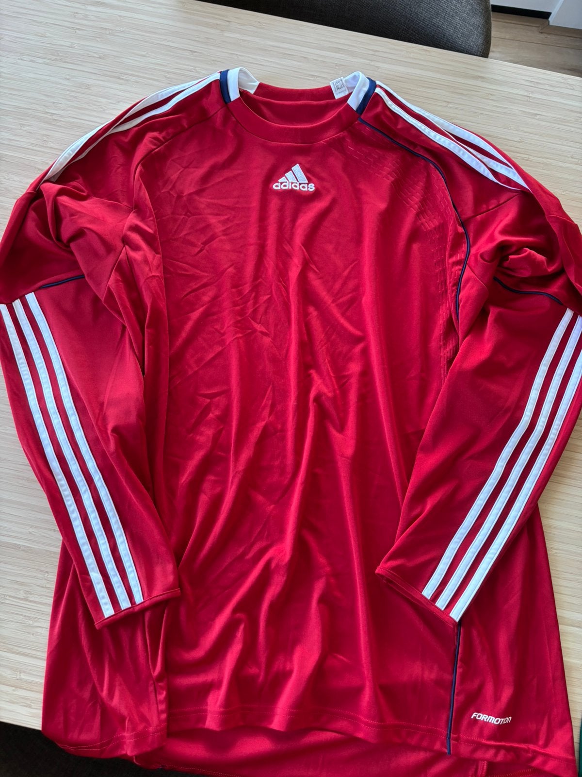 Pro adidas Formotion Keeperstenue| Rood Shirt & Broek,Sokken, Verzenden, Zo goed als nieuw, Rood, Voetbal