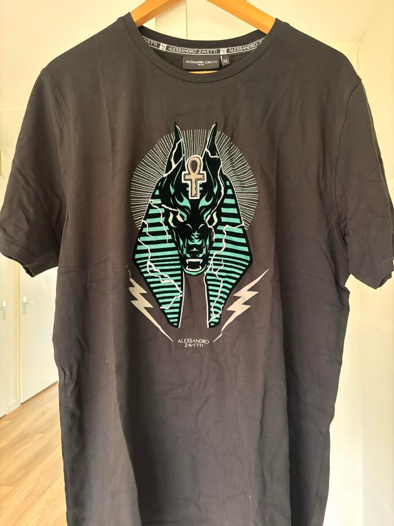 Alessandro Zavetti T-shirt met print, Ophalen of Verzenden, Nieuw, Maat 56/58 (XL), Zwart