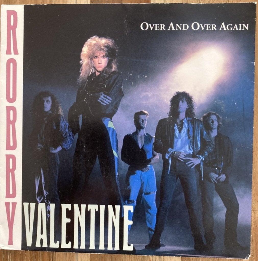 Robby Valentine -- over and over again 7-single, Cd's en Dvd's, Fotohoes, Ophalen of Verzenden, Zo goed als nieuw, Pop