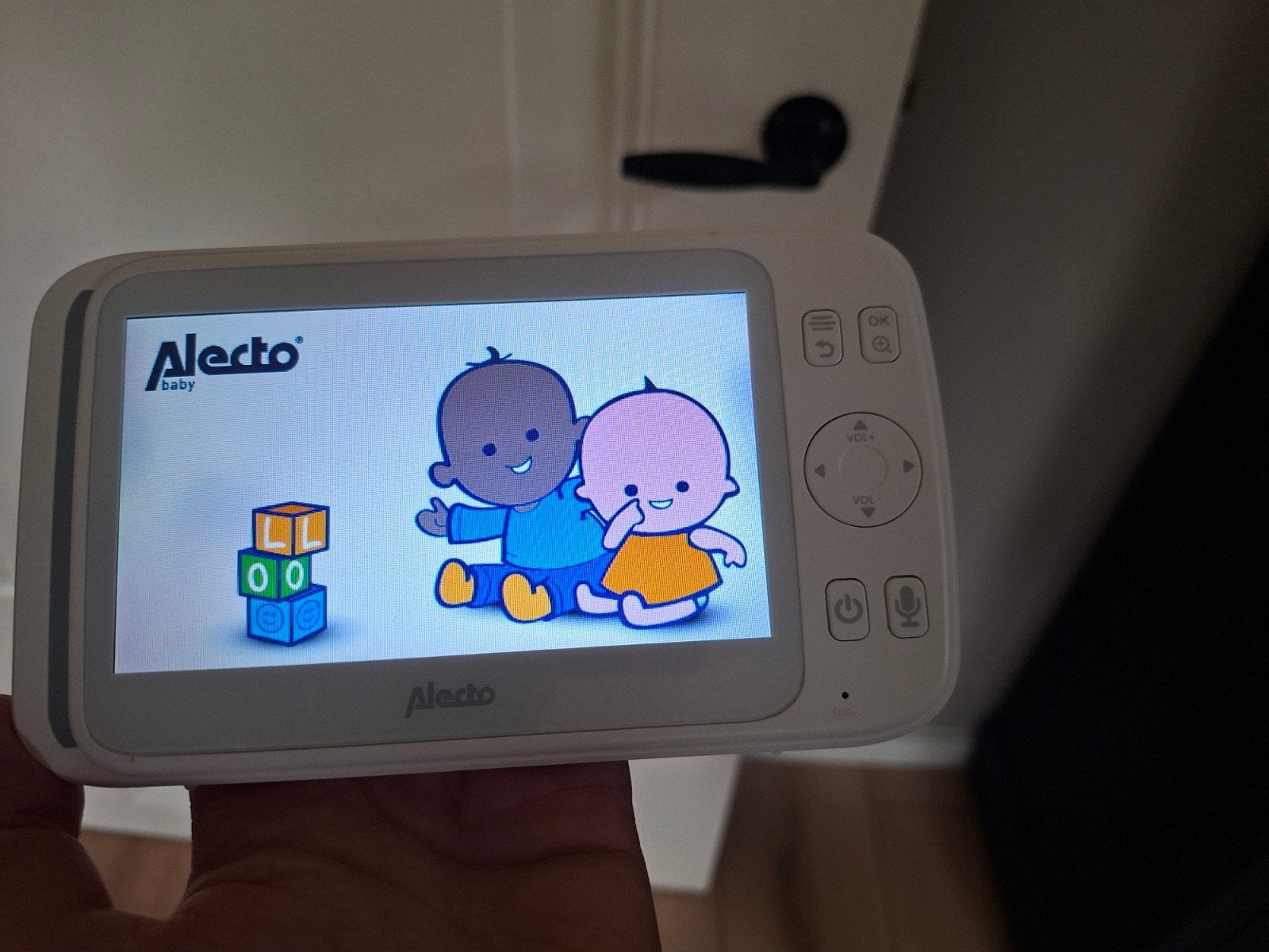 Babyfoon Alecto DVM-275 5 inch monitor - Zo goed als nieuw, Ophalen of Verzenden, Zo goed als nieuw, Minder dan 100 meter, Camera