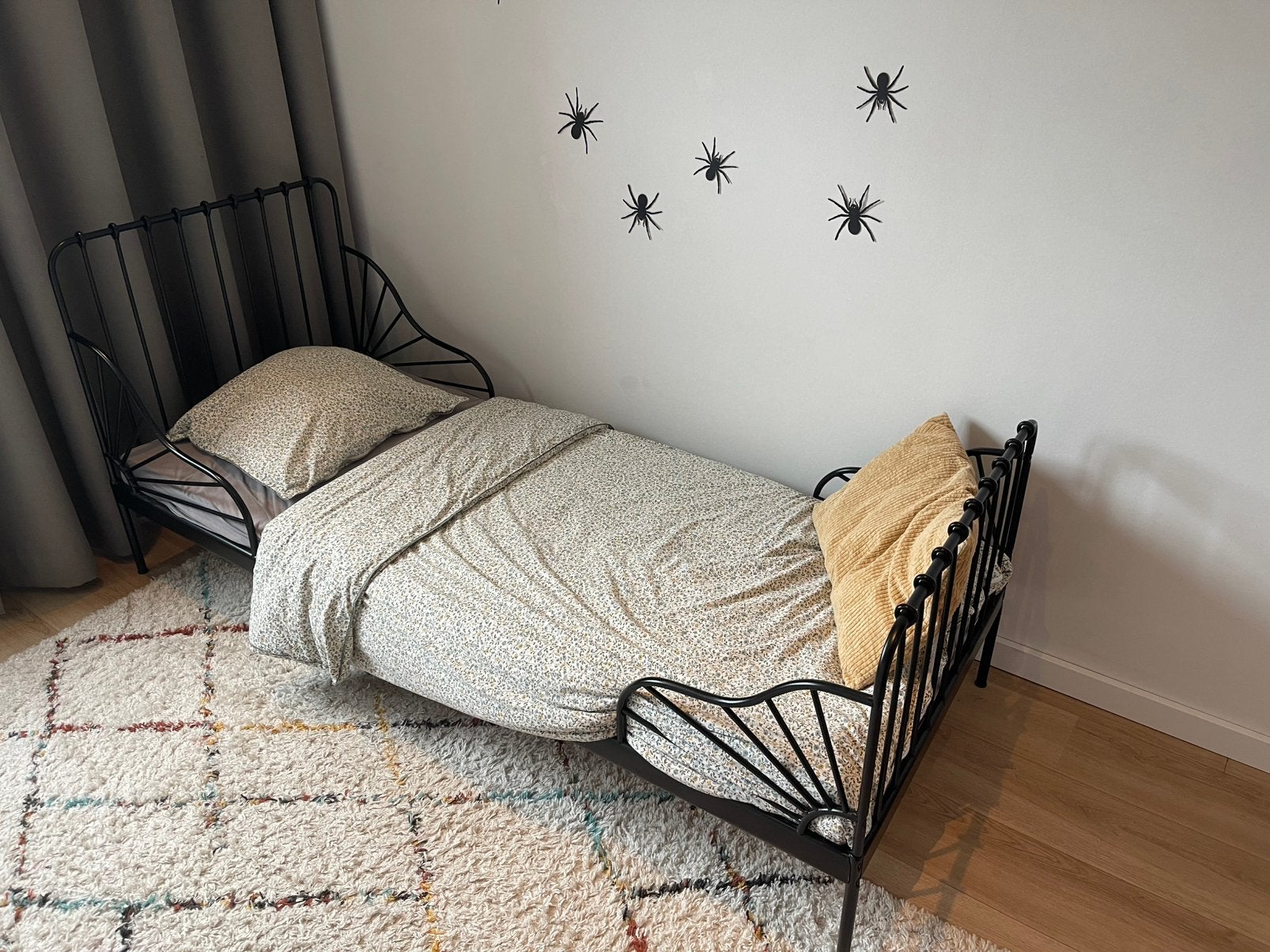 Ikea minnen meegroeibed uitschuifbaar, Ophalen, 180 cm of meer, 70 tot 85 cm, Lattenbodem