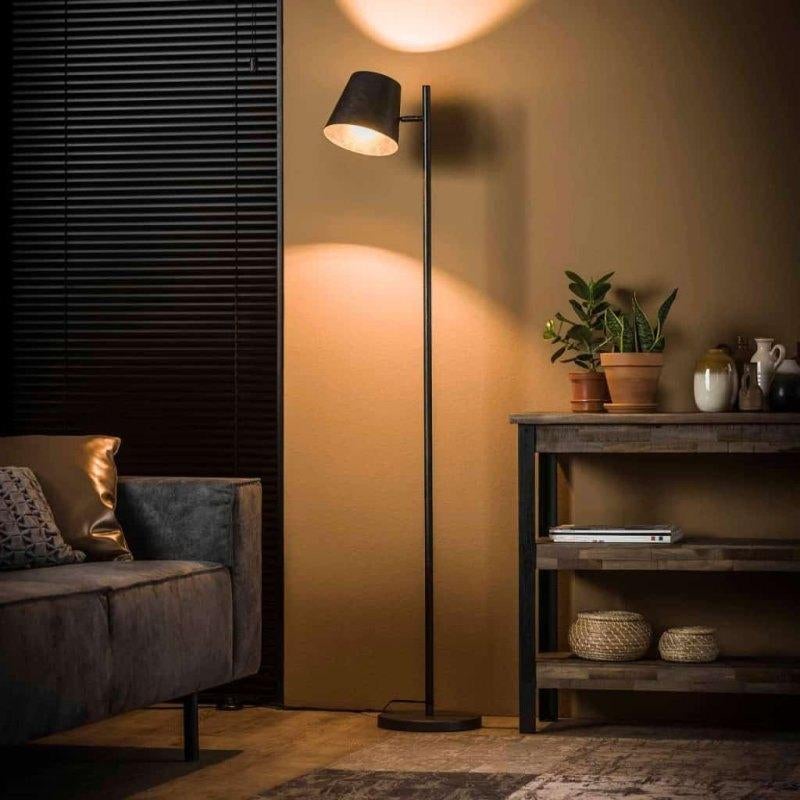 Vloerlamp 1L Metal Shade, Ophalen, Nieuw, 150 tot 200 cm