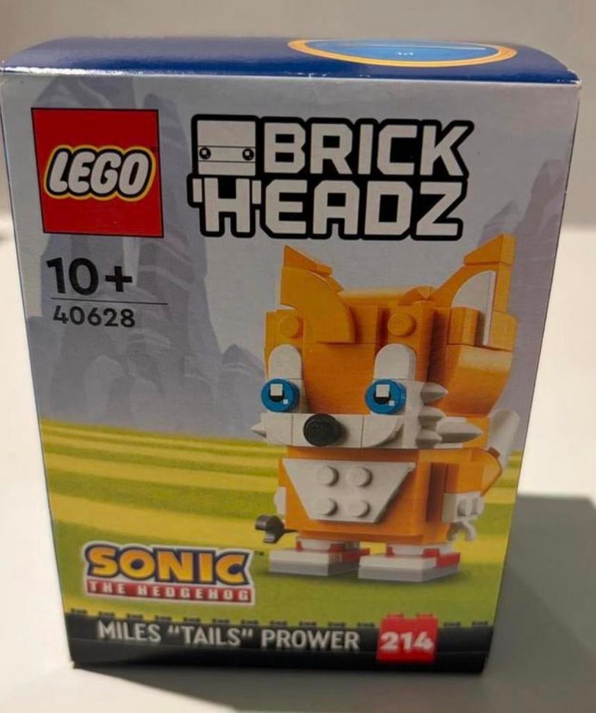 Lego BrickHeadz 40628 Miles "Tails" Prower Sonic NIEUW, Lego, Denemarken, Nieuw, Ophalen of Verzenden