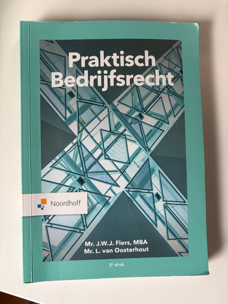 Boek Praktisch Bedrijfsrecht, Verzenden, Noordhoff, HBO, Zo goed als nieuw